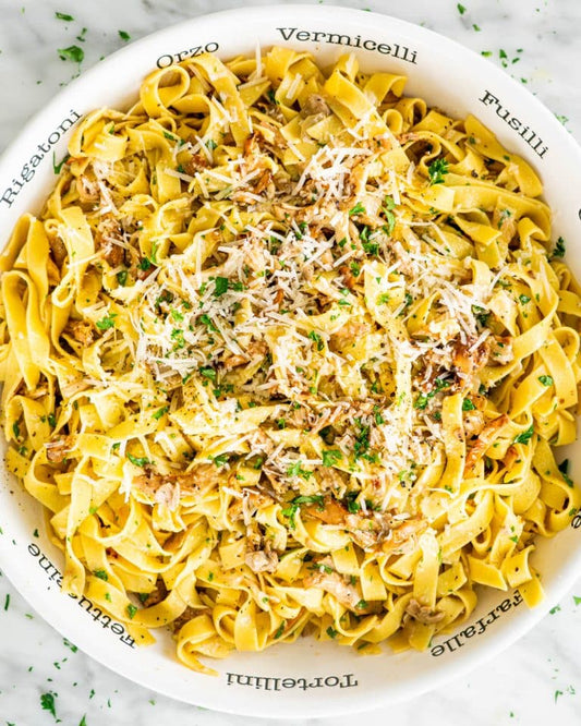 Yellowfoot chanterelles Pasta