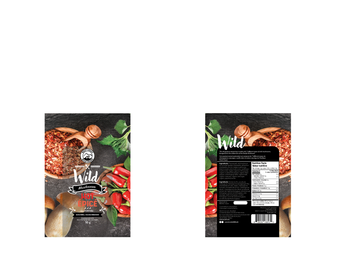 Hot Wild Mushroom Seasoning