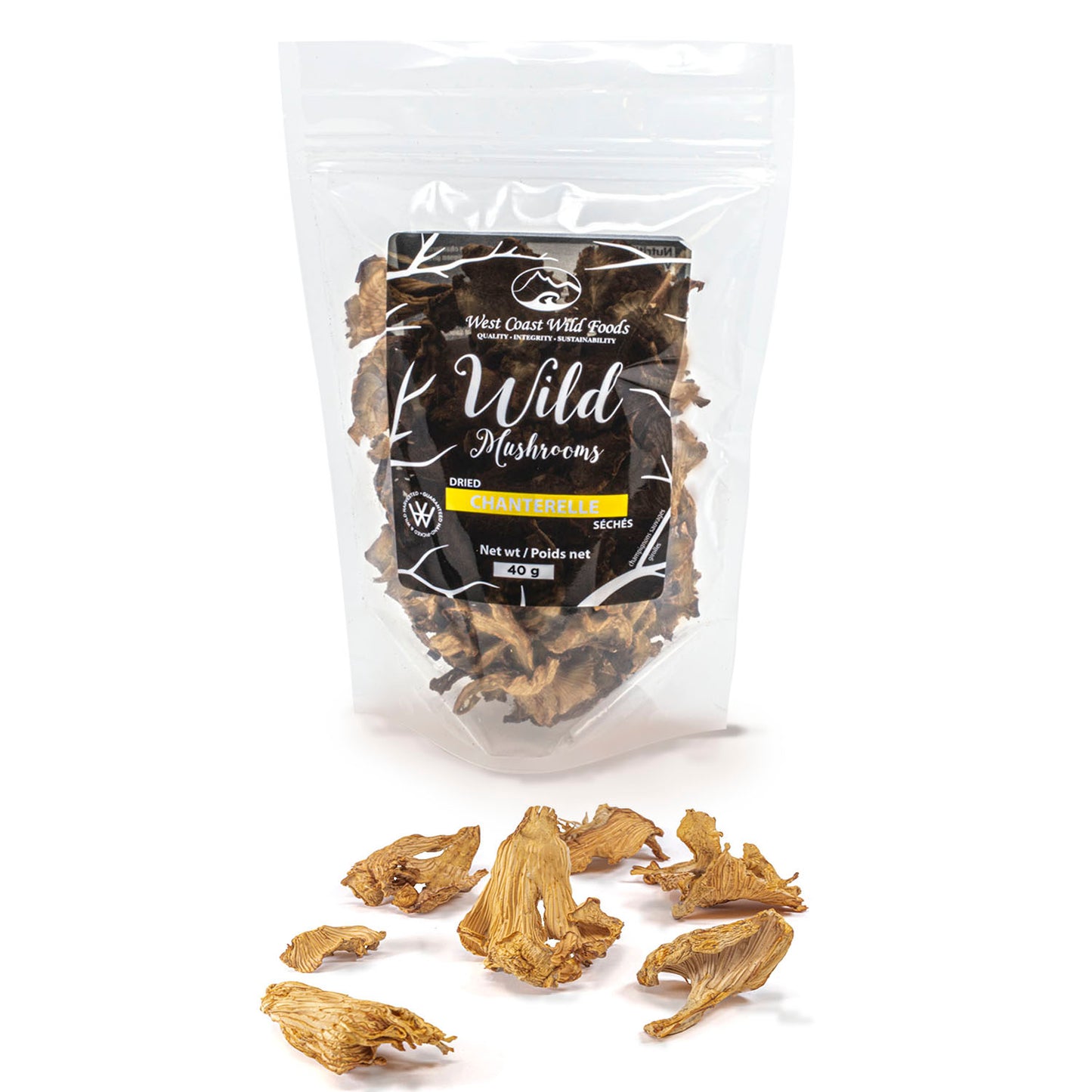 Dried Golden Chanterelle Mushroom - 40g