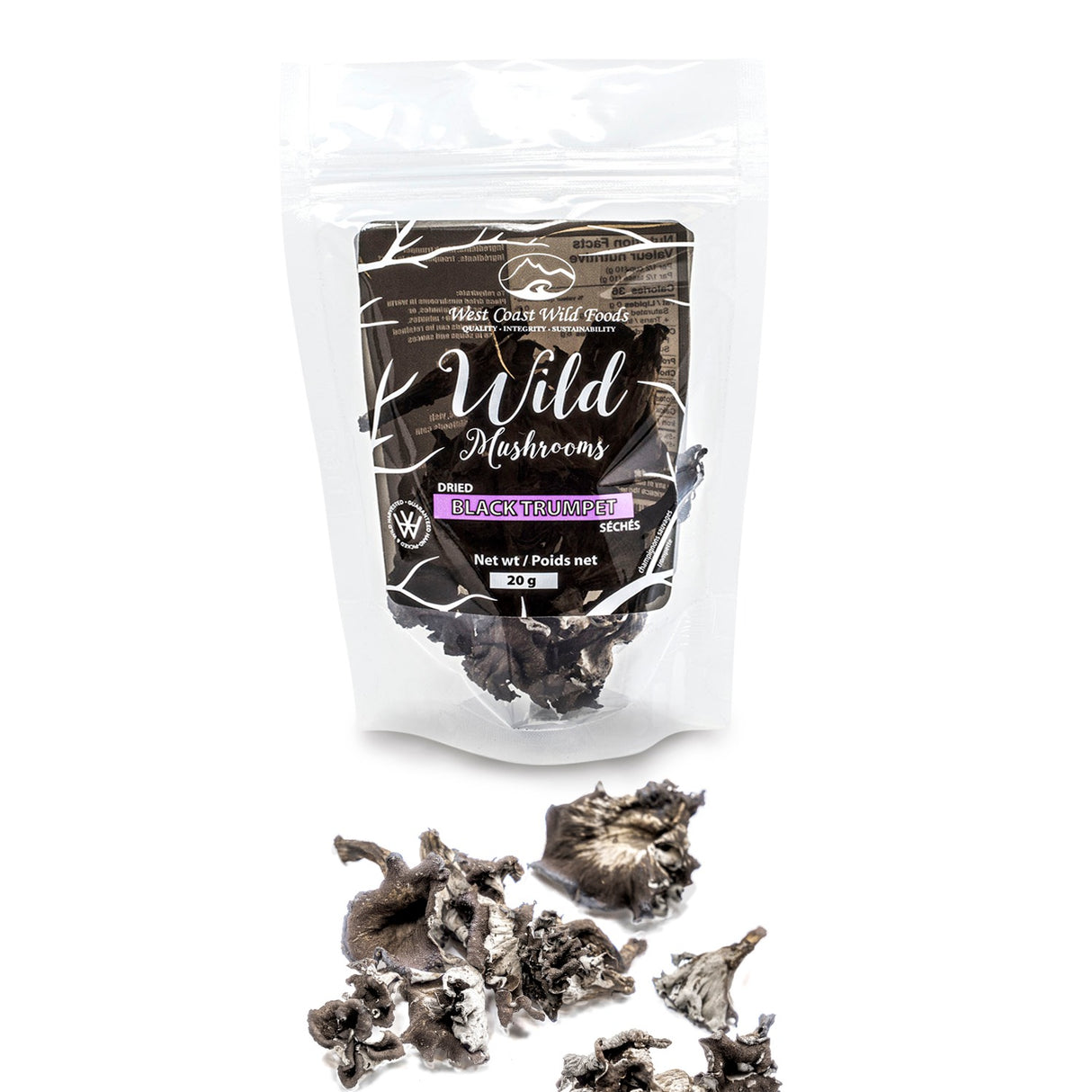 Dried Black Trumpet