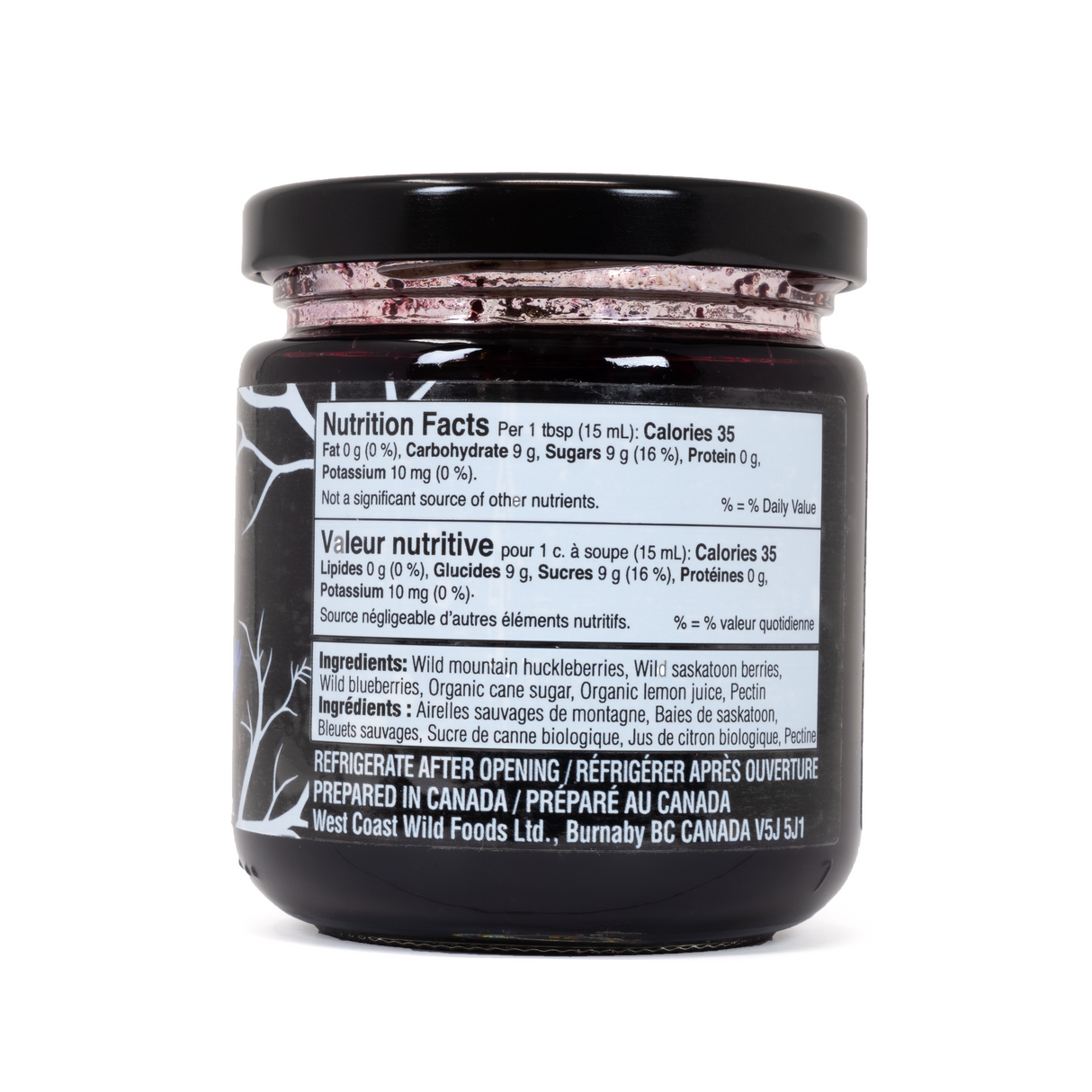 Wild Berry Jam (Huckleberry, Saskatoon, Wild Blueberry)