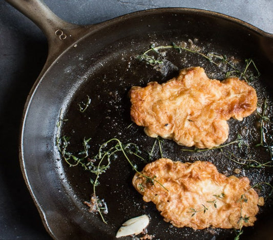 Crispy Deep fried Chicken of the Woods mushrooms