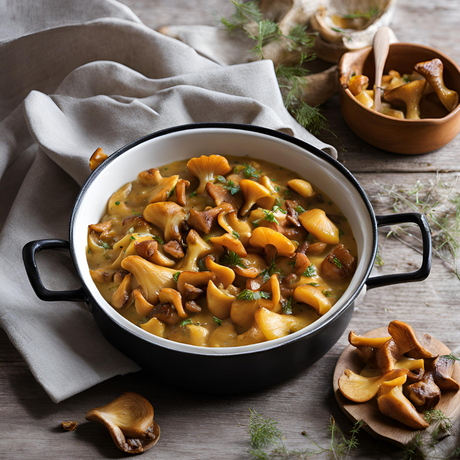 Fricassee of Wild Chanterelles
