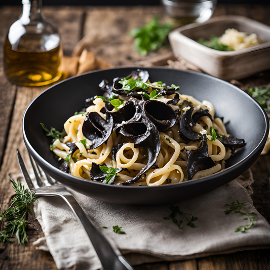 Wild Black Trumpet Mushroom Pasta