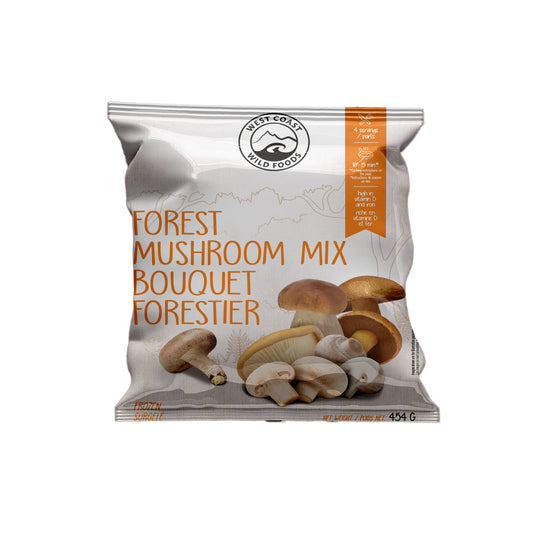 Frozen Forest Mushroom Mix (Origin: France) - Ready to cook in 45 seconds.