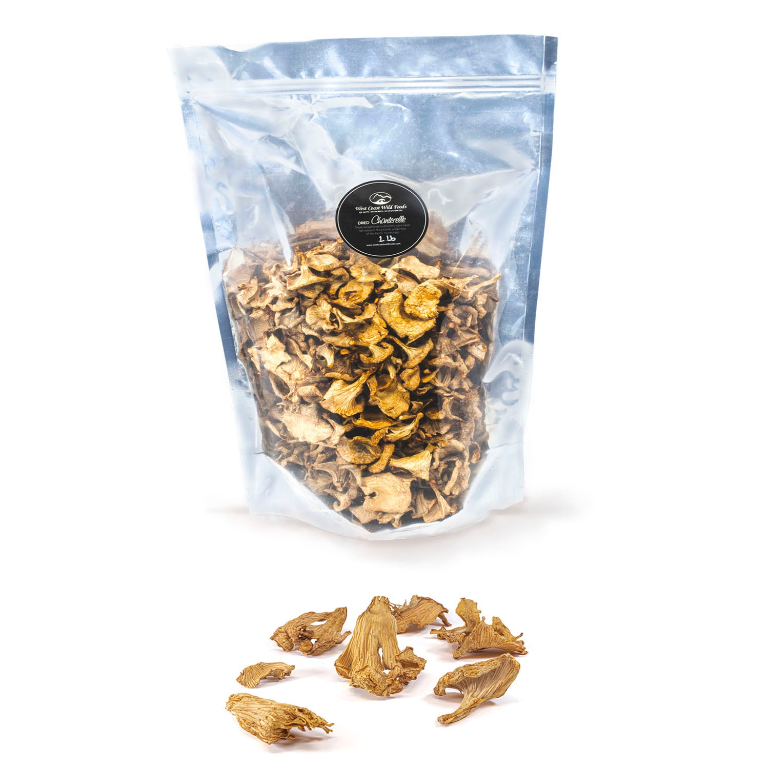 Dried Golden Chanterelle Mushroom - 1lb