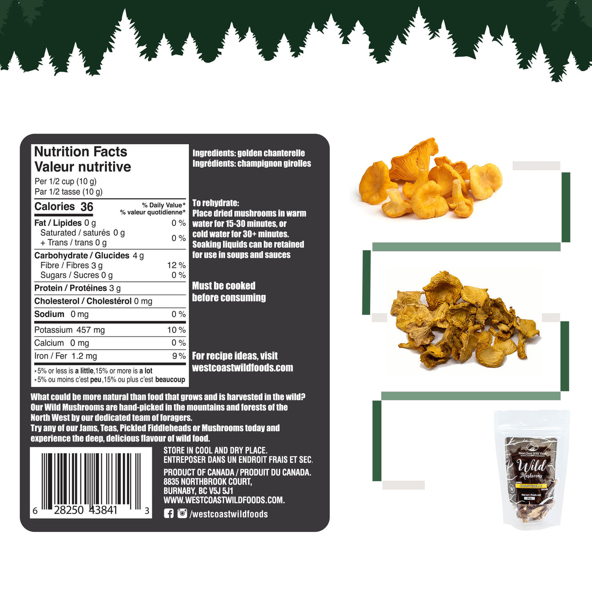 Dried Golden Chanterelle