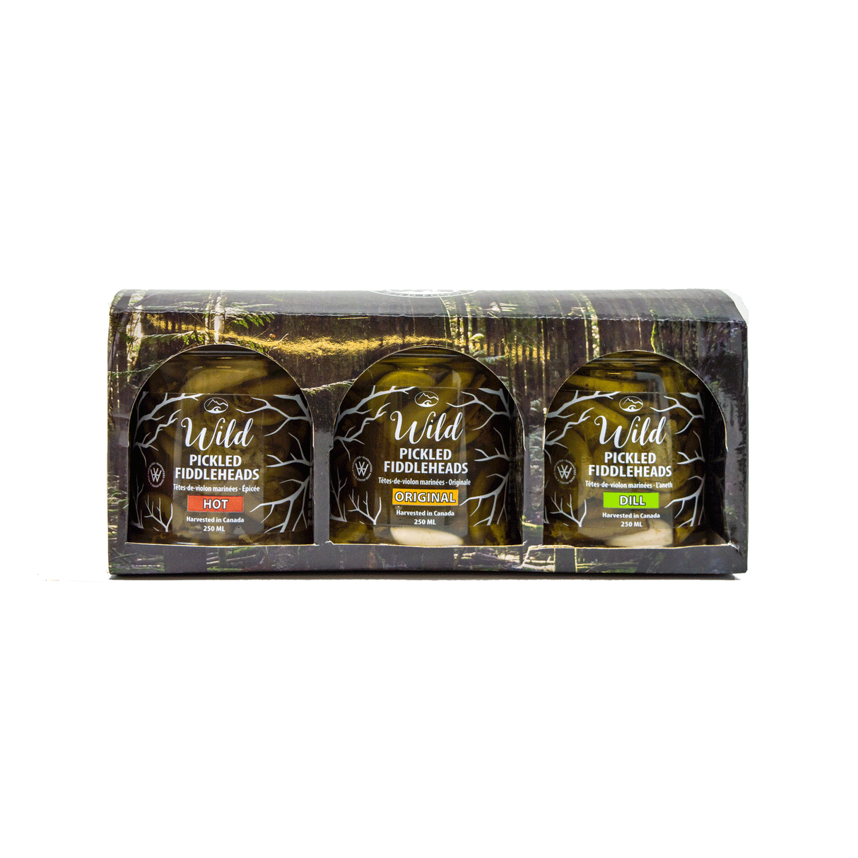 Pickled Fiddleheads Trio